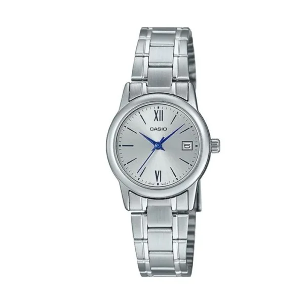 Casio Analog Stainless Steel Strap Watch for Women - LTP-V002D-7B3UDF